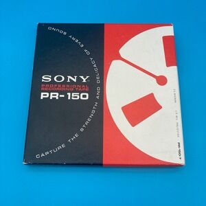Vintage Sony PR-150-7 Reel To Reel Tape 1800 ft 7" Professional Recording NOS